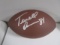 Terrelle Owens of the San Francisco 49ers signed autographed brown football AAA COA 313