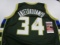 Giannis Anteokounmpo of the Milwaukee Bucks signed autographed basketball jersey JSA COA 755