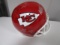 Patrick Mahomes Travice Kelce KC Chiefs TEAM signed FS football helmet 10 Autos PAAS LOA 468