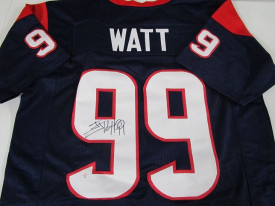 JJ Watt of the Houston Texans signed autographed football jersey PAAS COA 813