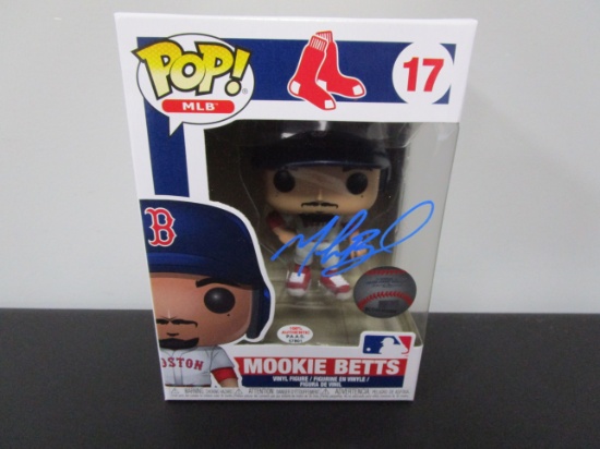 Mookie Betts of the Boston Red Sox signed autographed POP Funko Figure PAAS COA 801