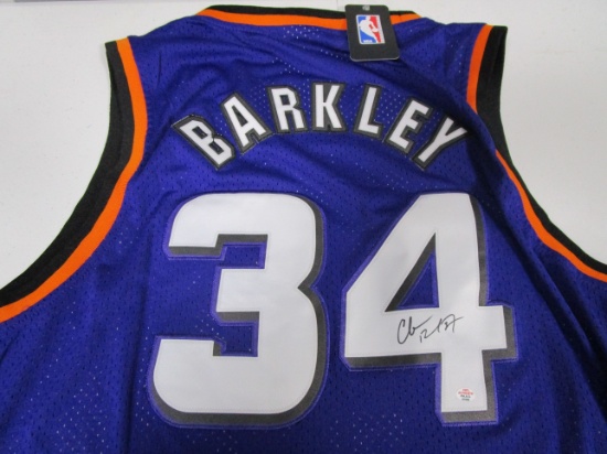 Charles Barkley of the Phoenix Suns signed autographed basketball jersey PAAS COA 055