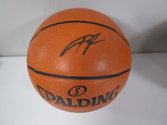 Giannis Antetokounmpo of the Milwaukee Bucks signed autographed full size basketball PAAS COA 152
