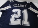 Ezekiel Elliott of the Dallas Cowboys signed autographed football jersey PAAS COA 020