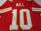 Tyreek Hill of the Kansas City Chiefs signed autographed football jersey PAAS COA 085
