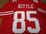 George Kittle of the San Francisco 49ers signed autographed football jersey PAAS COA 773