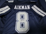 Troy Aikman of the Dallas Cowboys signed autographed football jersey PAAS COA 706