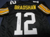 Terry Bradshaw of the Pittsburgh Steelers signed autographed football jersey PAAS COA 569