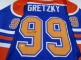 Wayne Gretzky of the Edmonton Oilers signed autographed hockey jersey PAAS COA 305