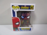 Stan Lee Avengers Iron Spiderman signed autographed POP Funko Figure PAAS COA 990