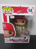 Yadier Molina of the St Louis Cardinals signed autographed POP Funko Figure PAAS COA 818