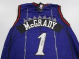 Tracy McGrady of the Toronto Raptors signed autographed basketball jersey PAAS COA 131