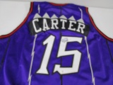 Vince Carter of the Toronto Raptors signed autographed basketball jersey PAAS COA 203