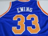 Patrick Ewing of the NY Knicks signed autographed basketball jersey PAAS COA 967