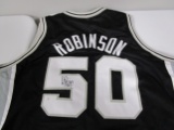 David Robinson of the San Antonio Spurs signed autographed basketball jersey PAAS COA 978