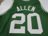 Ray Allen of the Boston Celtics signed autographed basketball jersey PAAS COA 206
