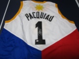Manny Pacquiao Boxing Champion signed autographed basketball jersey PAAS COA 659