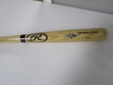 Mookie Betts of the Boston Red Sox signed autographed baseball bat PAAS COA 769