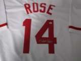 Pete Rose of the Cincinnati signed autographed baseball jersey CA COA 358