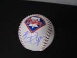 Bryce Harper of the Philadelphia Phillies signed autographed logo baseball PAAS COA 711