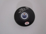 Connor McDavid of the Edmonton Oilers signed autographed hockey puck PAAS COA 978