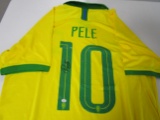 Pele of the Brazil signed autographed soccer jersey PAAS COA 070