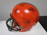 Baker Mayfield Nick Chubb CLE Browns TEAM signed full size football helmet 11 sigs PAAS LOA 339