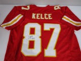 Travis Kelce of the Kansas City Chiefs signed autographed football jersey PAAS COA 451