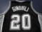 Manu Ginobili of the San Antonio Spurs signed autographed basketball jersey PAAS COA 191