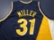 Reggie Miller of the Indiana Pacers signed autographed basketball jersey PAAS COA 964