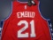 Joel Embiid of the Philadelphia 76ers signed autographed basketball jersey PAAS COA 329