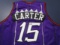 Vince Carter of the Toronto Raptors signed autographed basketball jersey PAAS COA 204