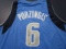 Kristaps Porzingis of the Dallas Mavericks signed autographed basketball jersey PAAS COA 069