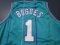 Muggsy Bogues of the Charlotte Hornets signed autographed basketball jersey PAAS COA 184