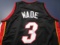 Dwyane Wade of the Miami Heat signed autographed basketball jersey PAAS COA 109