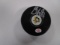 Sidney Crosby of the Pittsburgh Penguins signed autographed hockey puck PAAS COA 926