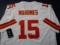 Patrick Mahomes of the Kansas City Chiefs signed autographed football jersey PAAS COA 269