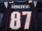 Rob Gronkowski of the New England Patriots signed autographed football jersey PAAS COA 333