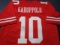 Jimmy Garoppolo of the San Francisco 49ers signed autographed football jersey PAAS COA 798