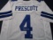 Dak Prescott of the Dallas Cowboys signed autographed football jersey PAAS COA 178
