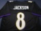 Lamar Jackson of the Baltimore Ravens signed autographed football jersey PAAS COA 762