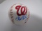 Stephen Strasburg of the Washington Nationals signed autographed logo baseball PAAS COA 134
