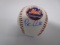 Pete Alonzo of the NY Mets signed autographed logo baseball PAAS COA 090