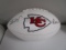 Patrick Mahomes Damien Williams of the KC Chiefs signed autographed logo football PAAS COA 589