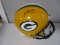 Aaron Rodgers of the Green Bay Packers signed full size custom football helmet PAAS COA 715