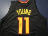 Trae Young of the Atlanta Hawks signed autographed basketball jersey PAAS COA 026