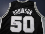 David Robinson of the San Antonio Spurs signed autographed basketball jersey PAAS COA 987