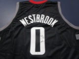 Russell Westbrook of the Houston Rockets signed autographed basketball jersey PAAS COA 442
