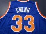 Patrick Ewing of the NY Knicks signed autographed basketball jersey PAAS COA 968
