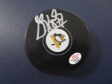 Sidney Crosby of the Pittsburgh Penguins signed autographed hockey puck PAAS COA 933